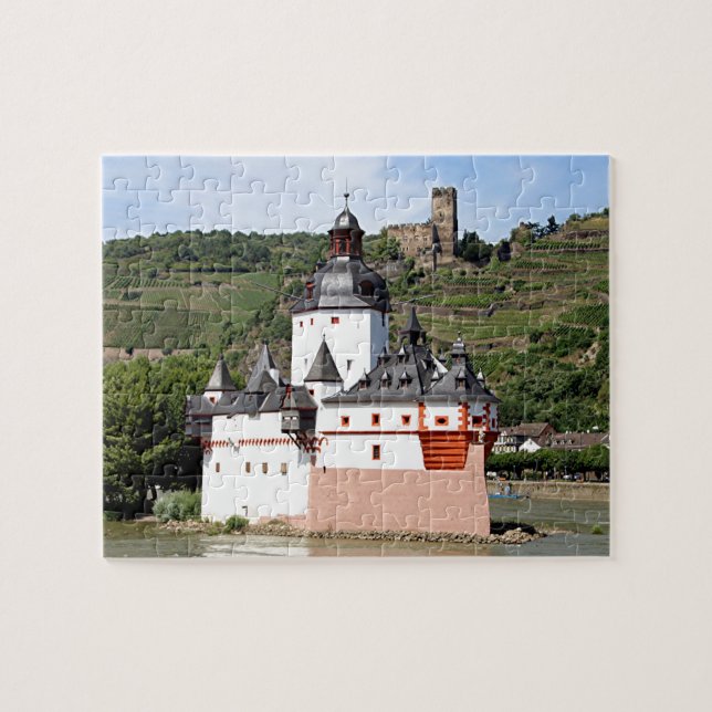 Puzzle Château de Pfalzgrafenstein, Rhin, Allemagne 3 (Horizontal)