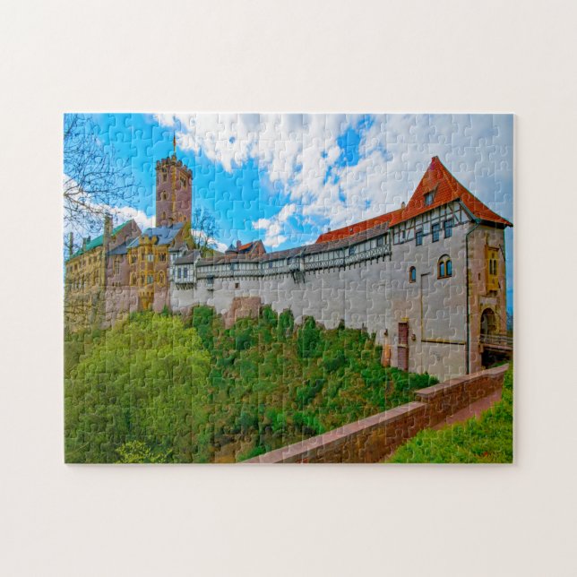 Puzzle Château de Wartburg Allemagne. (Horizontal)
