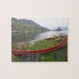 Puzzle Château d'Eilean Donan, Écosse. Le célèbre Eilean