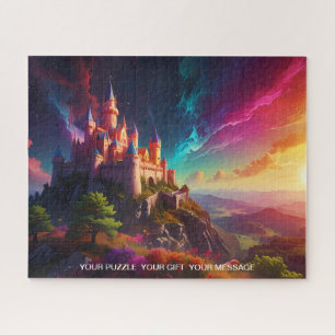 Puzzle Château d'Imaginaire enchanté sur la colline