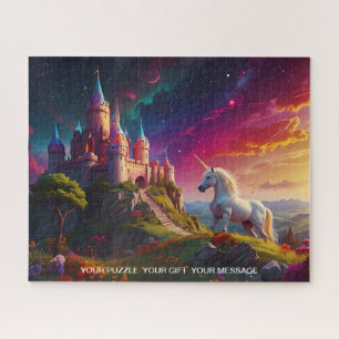 Puzzle Château enchanté sur la colline