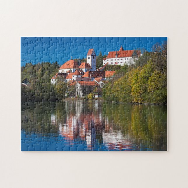 Puzzle Château et Abby au bord de la rivière (Horizontal)