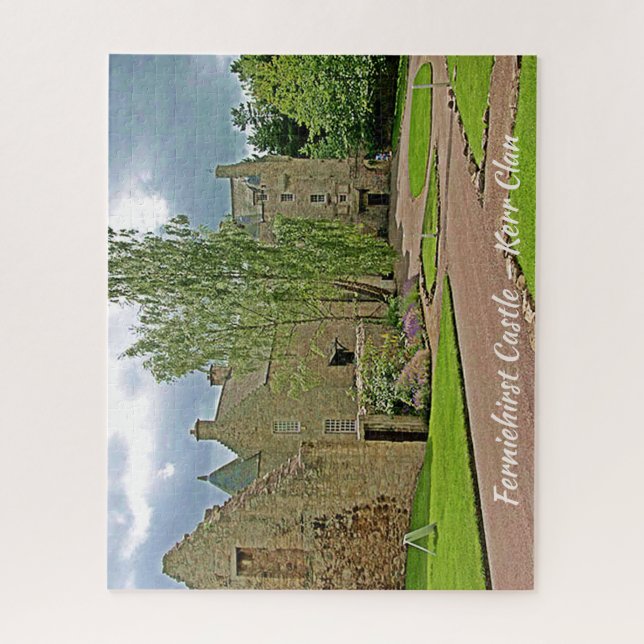 Puzzle Château Ferniehirst - Kerr Clan (Vertical)