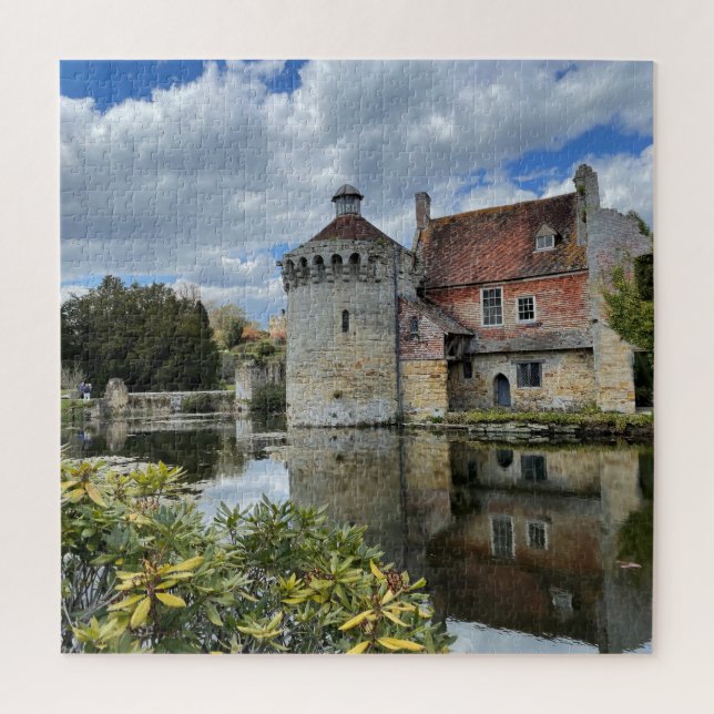 Puzzle Château historique de Scotney Kent Angleterre (Vertical)