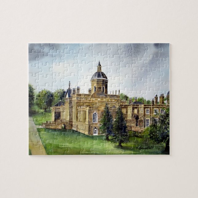 Puzzle Château Howard North Yorkshire peinture aquarelle (Horizontal)