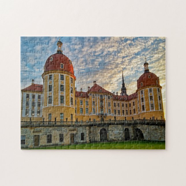Puzzle Château Moritz Dresden Allemagne. (Horizontal)