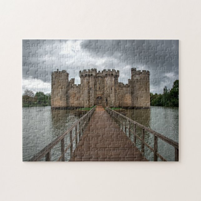 Puzzle Châteaux anglais historiques Bodiam Château Sussex (Horizontal)