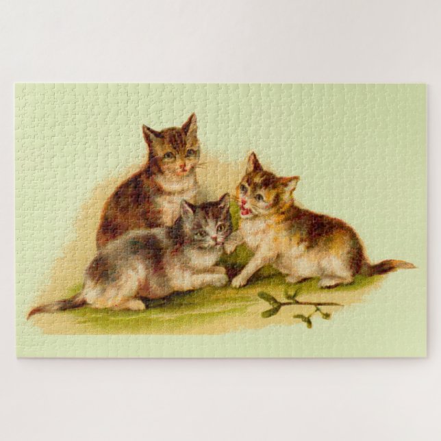 Puzzle chatons victoriens (Horizontal)
