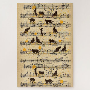 Puzzle chats et musique