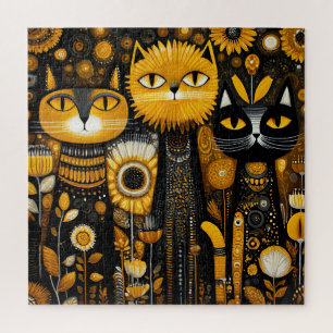 Puzzle Chats Fantaisistes
