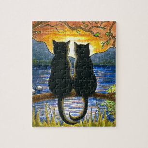 Puzzle Chats noirs du chat 582