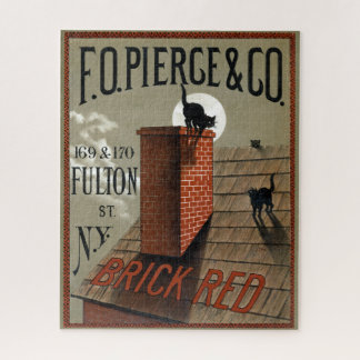 Puzzle Chats noirs vintages au clair de lune