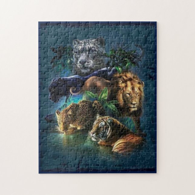 Puzzle Chats sauvages (Vertical)