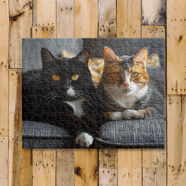 Puzzle Chats sur un canapé (Créateur téléchargé)