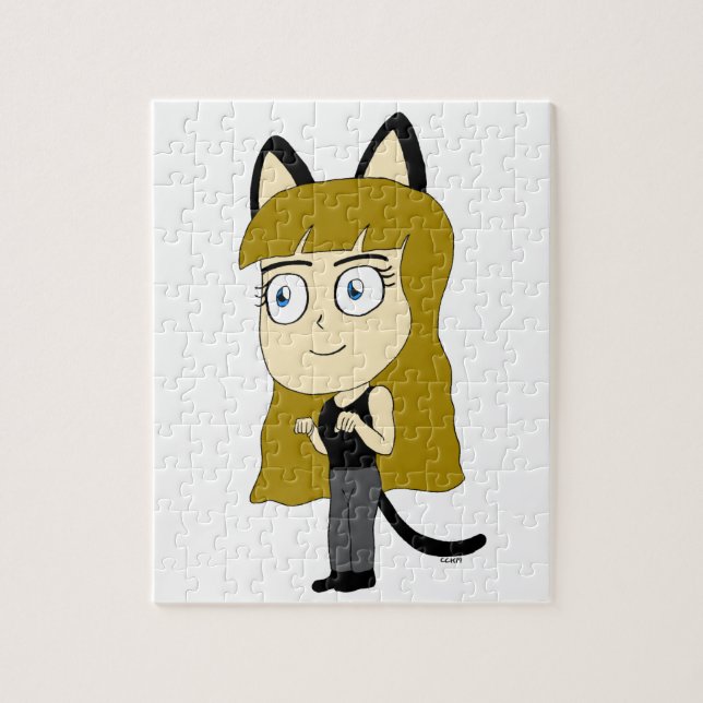 Puzzle chatte chibi (Vertical)