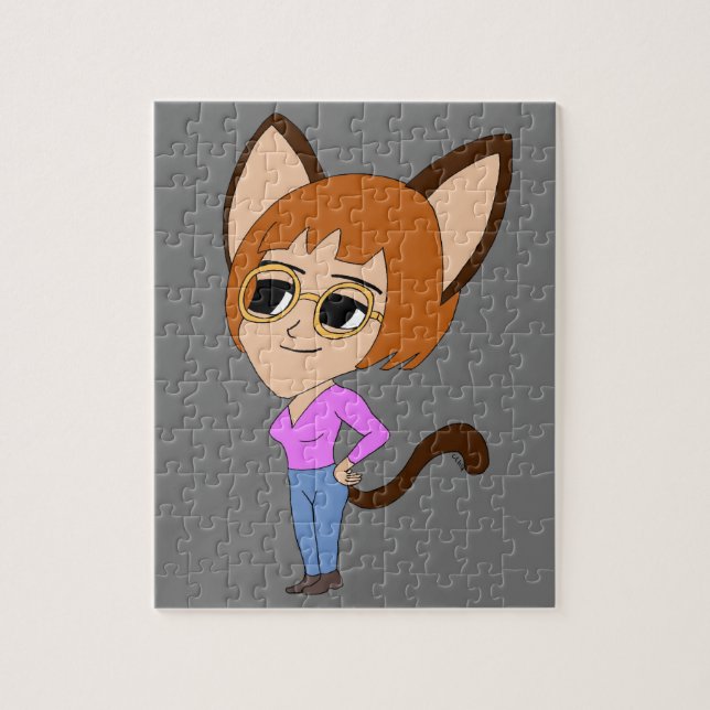 Puzzle chatte chibi  (Vertical)