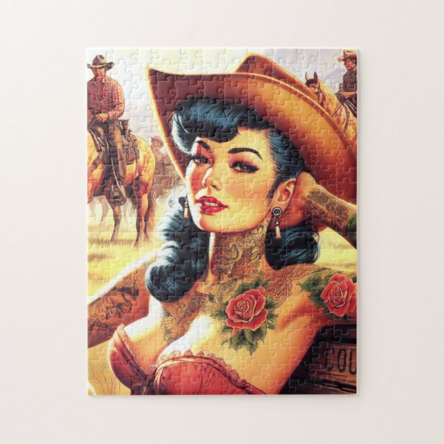 Puzzle Chaud Tattoo (Vertical)