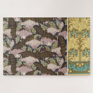 Puzzle Chauves-souris et pavots, papillons et fleurs de B