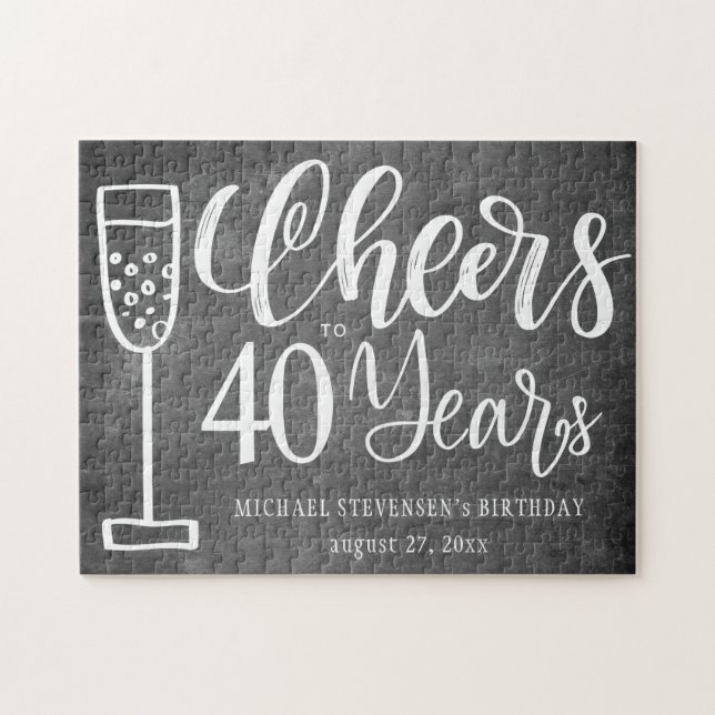 Puzzle Cheers à 40 ans (Horizontal)