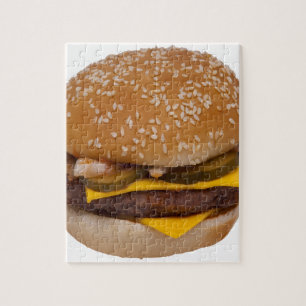 Puzzle Cheeseburger Sur Le Sesame Seed Bun