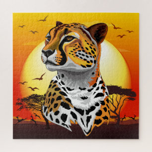 Puzzle Cheetah African Feline Wild Animal