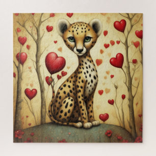 Puzzle Cheetah Love 3
