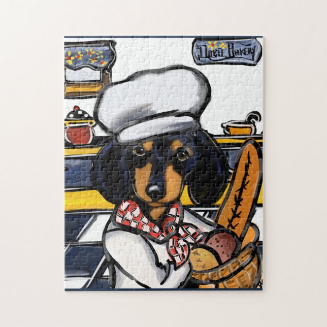 Puzzle Chef Doxie (Vertical)