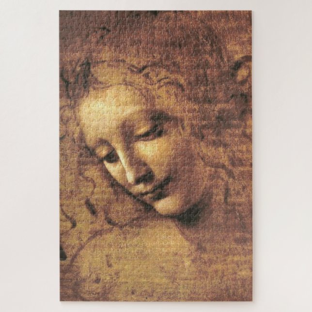 Puzzle Chef d'une femme La Scapigliata Leonardo Da Vinci (Vertical)