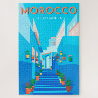Puzzle Chefchaouen Maroc Voyage