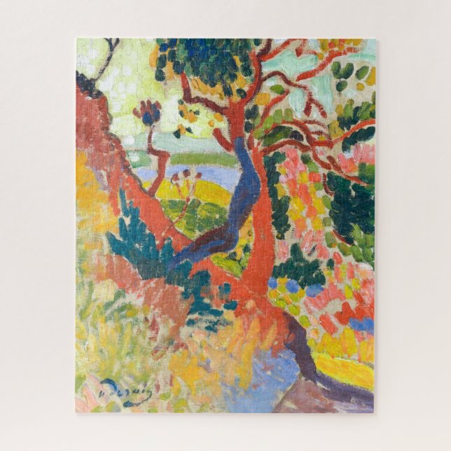 Puzzle Chemin d'accès coulé, L'Estaque | Andre Derain | (Vertical)