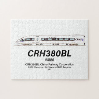 Puzzle Chemin de fer chinois CRH380BL Train électrique ha
