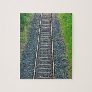 Puzzle Chemin de fer dans la nature, paysage