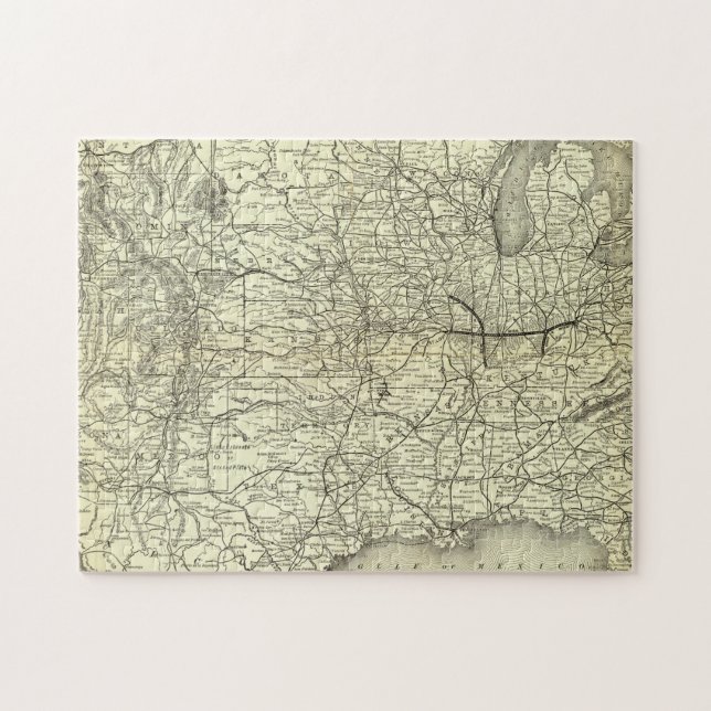 Puzzle Chemin de fer de l'Ohio et du Mississippi (Horizontal)