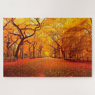 Puzzle Chemin d'or d'automne