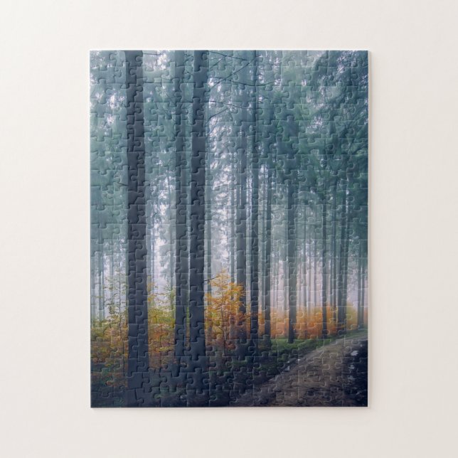 Puzzle Chemin forestier majestueux (Vertical)