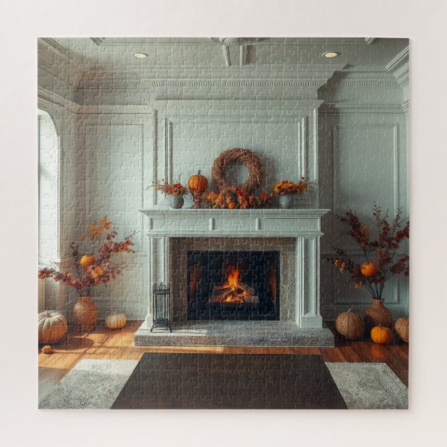 Puzzle Cheminée cosy (Vertical)