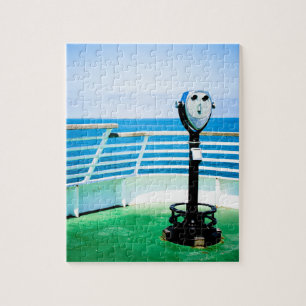 Puzzle Chercheur de vue bleu vert