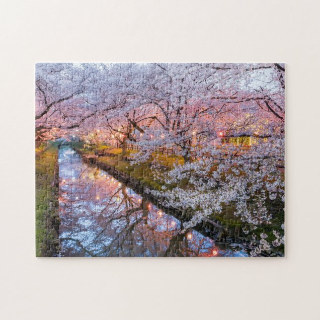 Puzzle Cherry blossom canal (Horizontal)