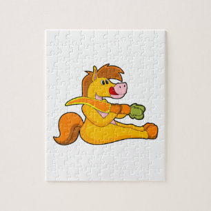 Puzzle Cheval à la carotte