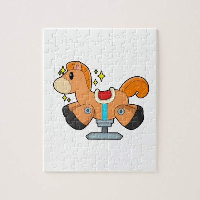 Puzzle Cheval à roche (Vertical)