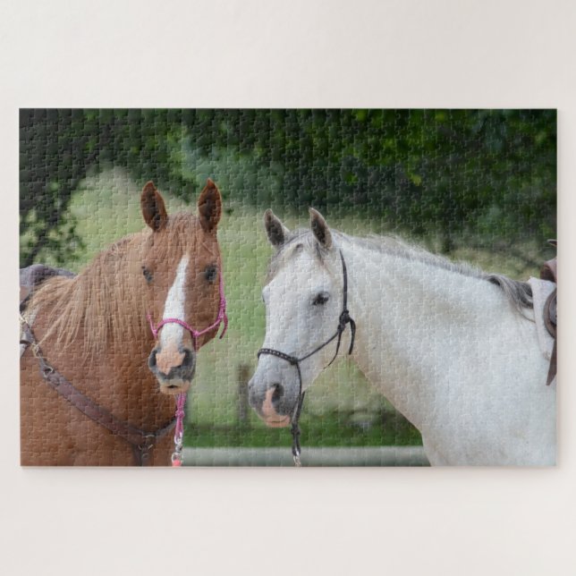 Puzzle Cheval amis (Horizontal)