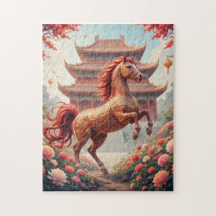 Puzzle Cheval année de Chine