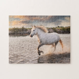 Puzzle Cheval blanc sauvage
