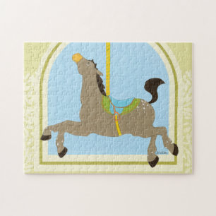Puzzle Cheval Carrousel par Juin Erica Vess