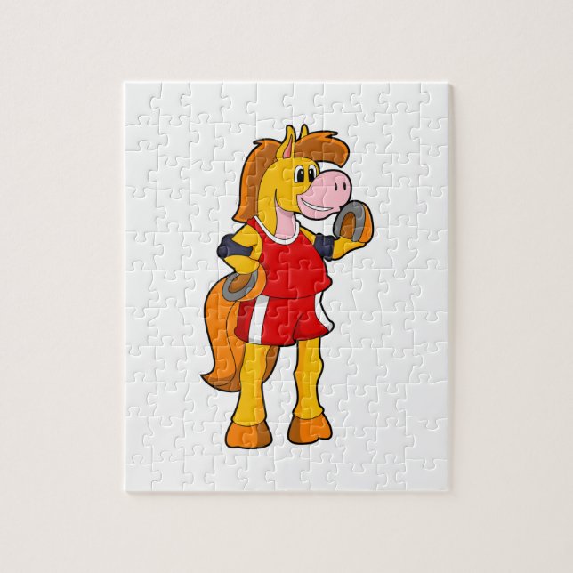 Puzzle Cheval comme coureur (Vertical)