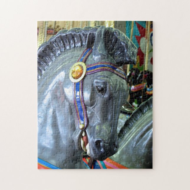 Puzzle Cheval de carrousel de Looff, Santa Cruz (Vertical)
