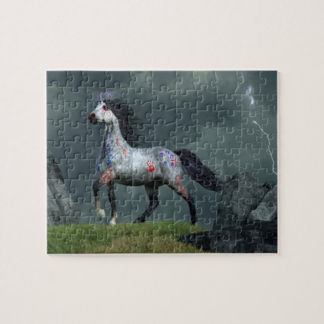 Puzzle Cheval de guerre de la tempête (Horizontal)