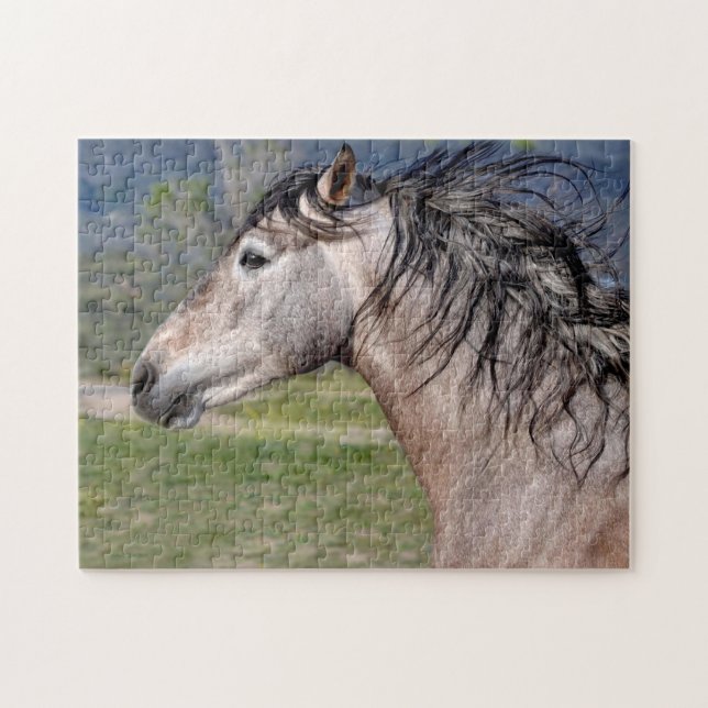 Puzzle Cheval d'étalon andalou (Horizontal)