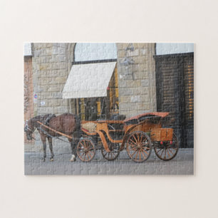 Puzzle Cheval et chariot