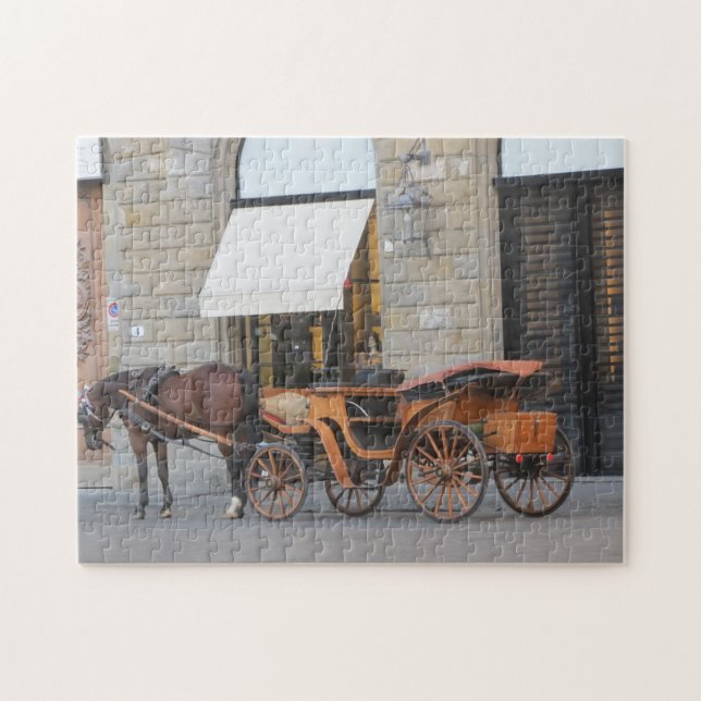 Puzzle Cheval et chariot (Horizontal)